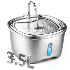 KiwiLove cat water fountain 120oz capacity for long-lasting hydration.