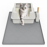 KIXCVDM cat mat 34x22 large traps litter and protects floors