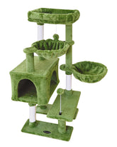 KIYUMI cat tree top perch offers plush lounging comfort