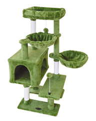 KIYUMI cat tree top perch offers plush lounging comfort