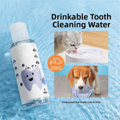 KKINYAS daily-use water mix blends into a dog's drinking water.