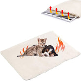 Klemon Self-Warming Pad closeup fleece cover delivers plush comfort for pets.