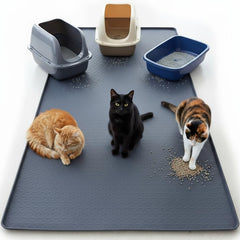Kmiyivi cat litter mat extra-large coverage keeps floors clean