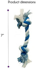 Knivel puppy teething toys multi-colored cotton rope, great for teething and dental-friendly play