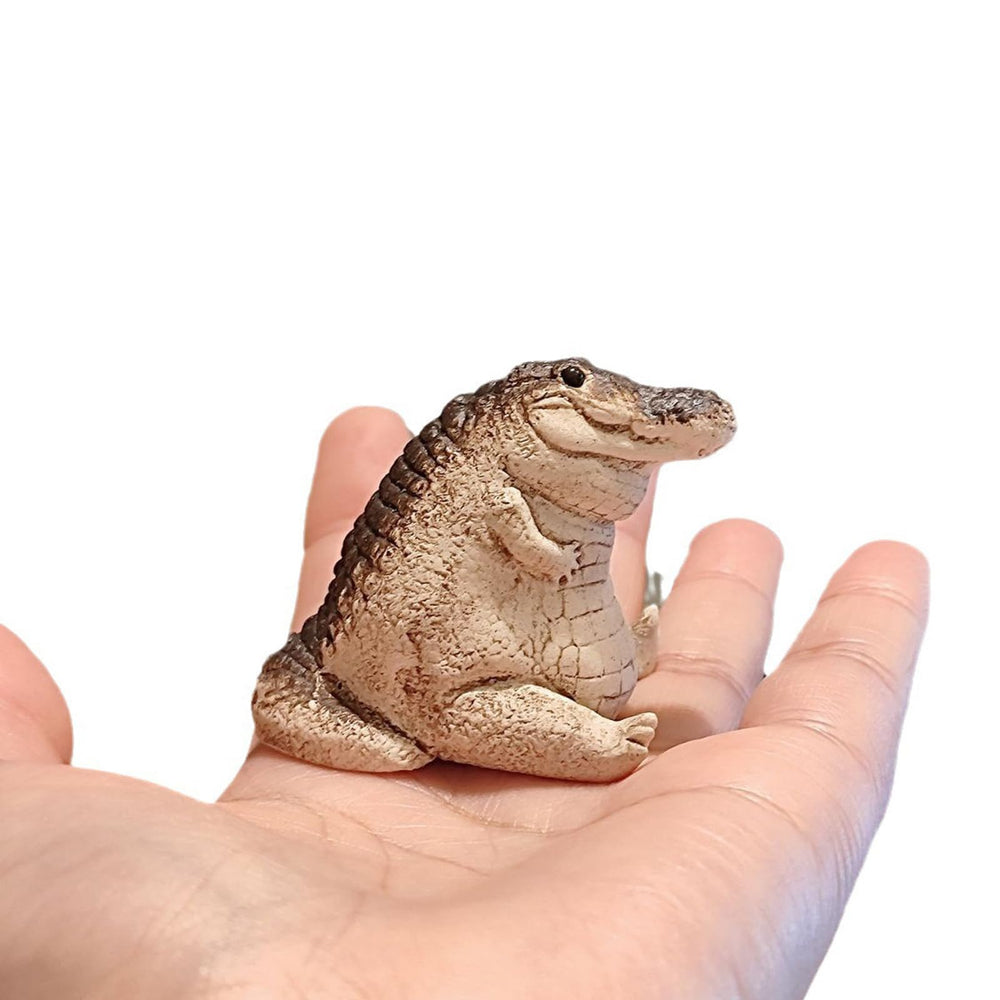 KnocKconK small crocodile aquarium decoration adds lifelike charm to your tank setup.
