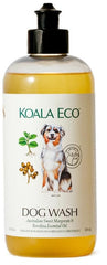 Koala Eco Dog Cleaner foaming lather demonstrates rich coat cleanse for muddy paws.