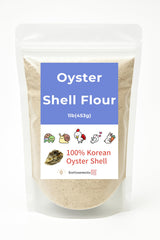 KorGourmetta oyster shell flour texture close-up highlighting fine, flour-like consistency for feed mixing.