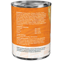 KOHA Pure Shreds packaging emphasizes a 12-pack can format for convenient meals
