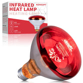 KOHEOPT 150W R40 heat lamp with coated emitter delivering efficient radiant warmth
