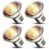 KOHEOPT 50W UVA bulbs 4-pack ideal for reptile enclosures providing natural-looking light.