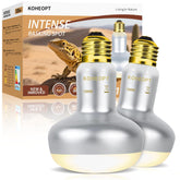 KOHEOPT reptile heat lamp 100W front view for easy installation and steady basking warmth.
