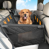 Kohree dog car seat cover with hard bottom supports medium dogs on road trips