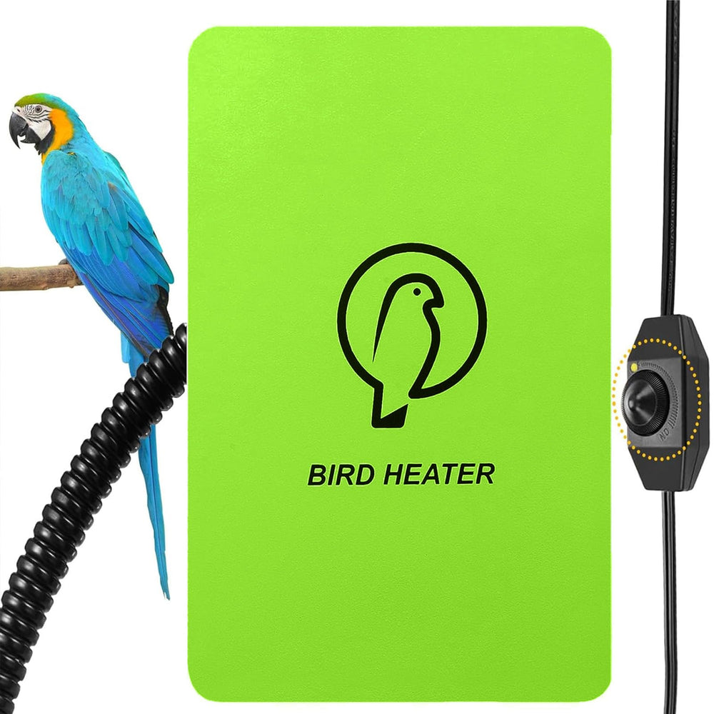 Kokopro bird heater cage installation demonstrates secure mounting for steady warmth.