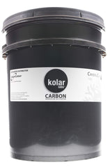 Kolar Labs Crystal Cal activated carbon in a 5-gallon drum for aquarium filtration.