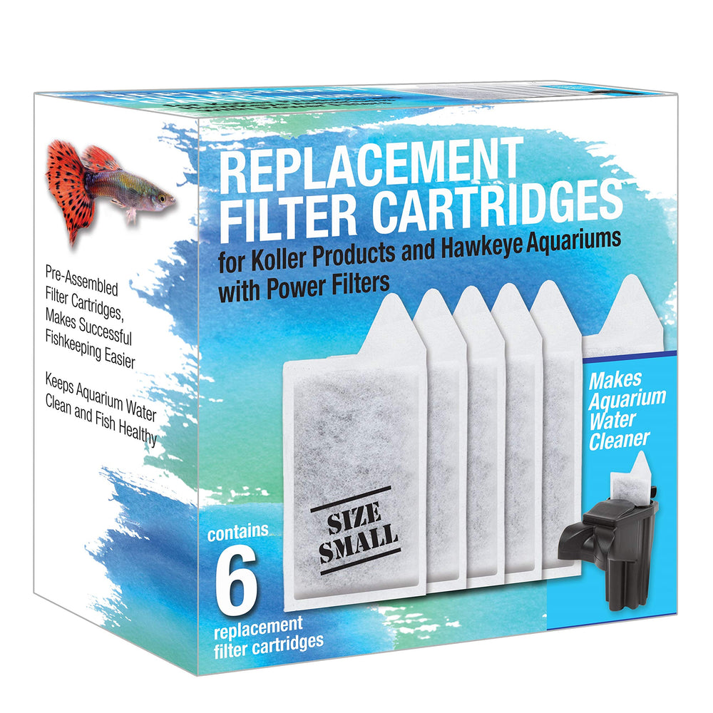 Koller Products small-pack close-up, compact and easy to replace for clean aquarium water.