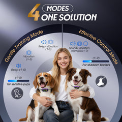 Kollgux Dog Bark Collar Pro four modes enable tailored training options