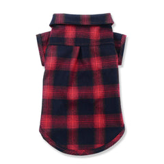 Koneseve dog shirt with breathable cotton and easy-on snaps for quick dressing.