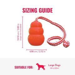 KONG Aqua natural-rubber construction provides durable, safe play