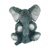 KONG Comfort Kiddos Elephant full view: cuddly plush dog toy for large dogs' solo play and snuggle
