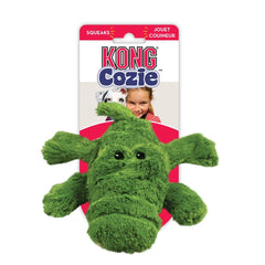 KONG Cozie Ali Alligator snuggle time plush with adorable character design