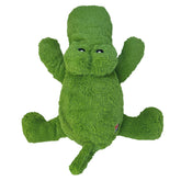 KONG Cozie Ali Alligator XL front view for indoor snuggle