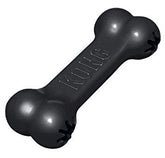 KONG Dog Goodie Bone Extreme 2-pack black front view for lasting chew sessions