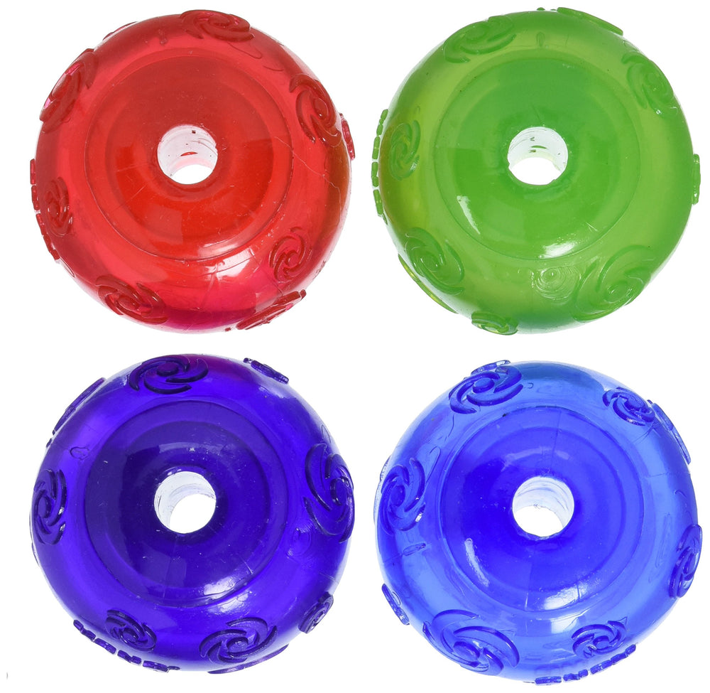 KONG Dog Squeezz Ball Medium in assorted colors, ideal for fetch and interactive play.