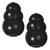 KONG Extreme dog toy outer view, durable rubber for power chewing sessions.