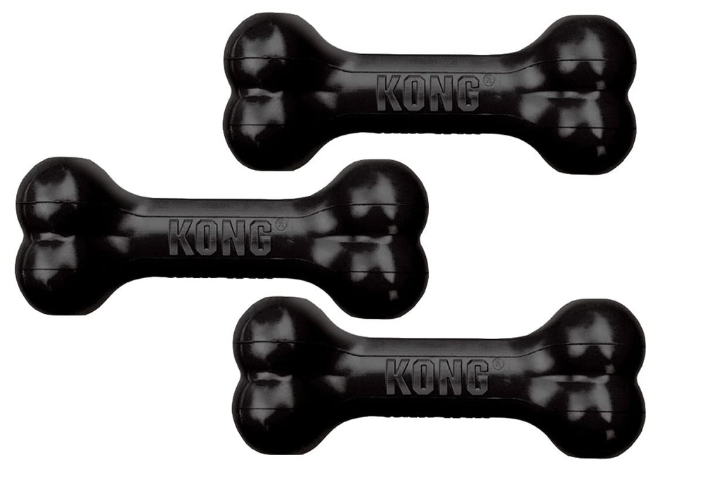 KONG Extreme Goodie Bone with grippers, ready for stuffing treats.