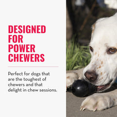 KONG Goodie Bone Extreme closeup rubber reveals textured surface for grip.