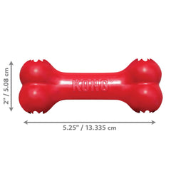 KONG Goodie Bone treat-dispensing image shows Easy Treat or Ziggies compatibility.