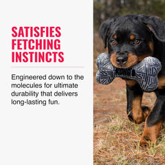 KONG Maxx Bone SM durable stitching highlighted for long-lasting fetch.