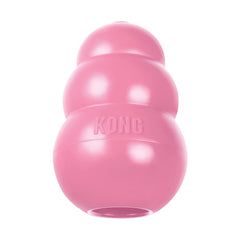 KONG Puppy Toy closeup shows natural teething rubber for gentle chewing.