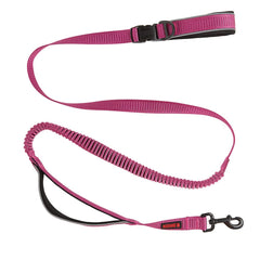 KONG Reflective Shock-Absorbing Leash waist-strap view enables convenient hands-free use in public spaces
