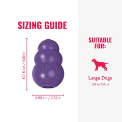 KONG Senior toy in action for fetch with a large dog.