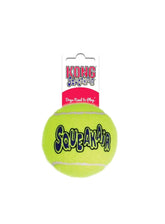 KONG Squeakair Ball XL front view for durable fetch play