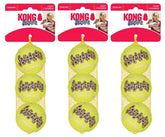 KONG Squeakair ball with squeaker for interactive fetch