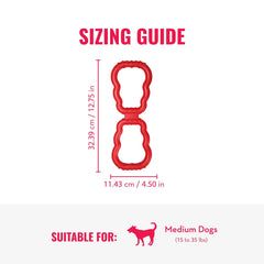 KONG Tug Toy made-in-usa signals trusted, quality craft for pets.