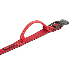 KONG Ultra Durable padded handle collar buckle and D-ring close-up with secure hardware