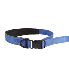 KONG Waist-strap hands-free use in cafe settings for convenient outings.