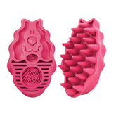 KONG ZoomGroom hair-removal brush removes loose fur for a cleaner coat.