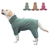 KOOGAL Dog Pajamas green 5XL on dog for all-day comfort