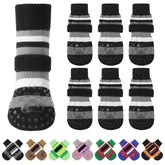 KOOLTAIL anti-slip dog socks close-up grip on paw for secure hardwood-floor traction