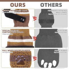 KOOLTAIL detachable strap feature shown securing socks during activity