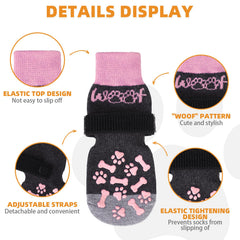 KOOLTAIL dog socks side view with adjustable strap for a secure fit