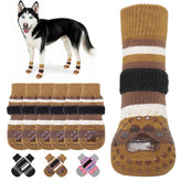 KOOLTAIL anti-slip dog socks side view highlighting traction on smooth floors