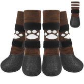 KOOLTAIL anti-slip dog socks top view for safe indoor grip.