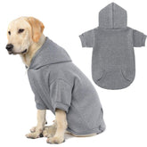 KOOLTAIL Basic dog hoodie front view for warm outdoor adventures.