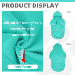 KOOLTAIL Basic Dog Hoodie pocket design shows convenient storage for treats on outings
