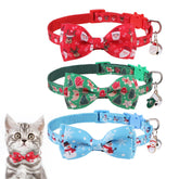 KOOLTAIL cat collar with snowman pendant offers festive charm and adjustable fit.